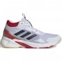 ADIDAS CRAZYFLIGHT 5 MID FEMME BLANC BLEU ROUGE OR