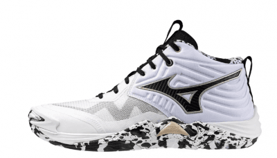 MIZUNO WAVE MOMENTUM ELITE MID BLACK & WHITE